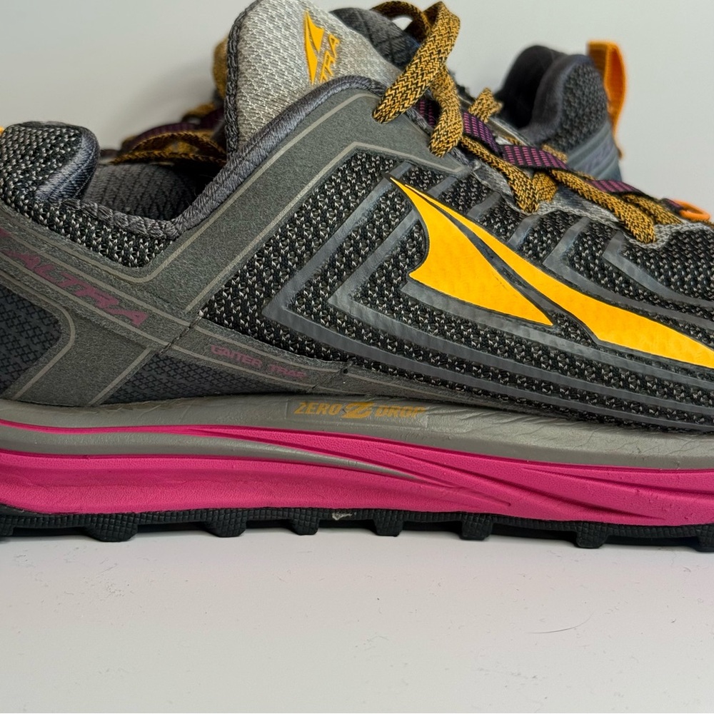 Altra Timp 1.5 Trail Running Shoes – Women’s Size 10 Gray/Plum Zero Drop - Picture 5 of 11